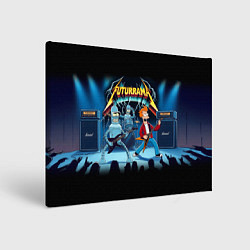 Картина прямоугольная Rock group Futurama - ai art fantasy