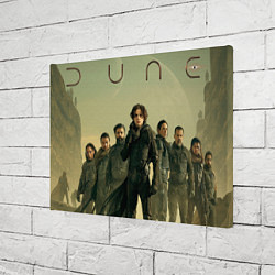 Холст прямоугольный Главные герои Dune part one, цвет: 3D-принт — фото 2