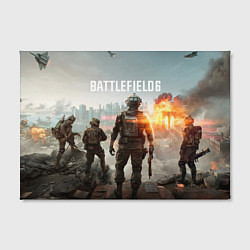 Холст прямоугольный Битва за Бруклин из Battlefield 6, цвет: 3D-принт — фото 2