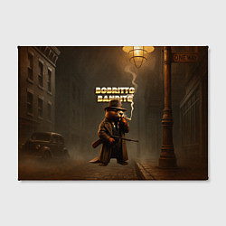 Холст прямоугольный Bobritto Bandito мем, цвет: 3D-принт — фото 2