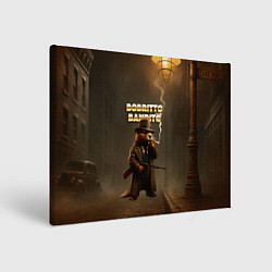 Холст прямоугольный Bobritto Bandito мем, цвет: 3D-принт