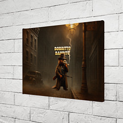 Холст прямоугольный Bobritto Bandito мем, цвет: 3D-принт — фото 2