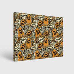 Картина прямоугольная Хэллоуин тыквы