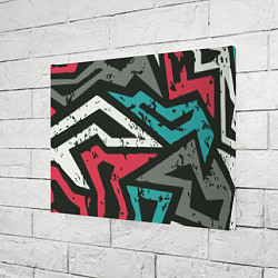 Холст прямоугольный Геометрический узор, цвет: 3D-принт — фото 2