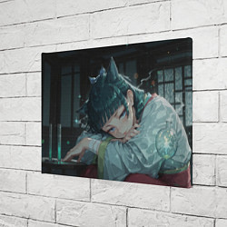 Холст прямоугольный Маомао с кошачьими ушками, цвет: 3D-принт — фото 2