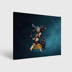 Картина прямоугольная League of Legends Jinx
