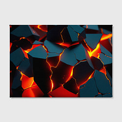 Холст прямоугольный Orange glow, цвет: 3D-принт — фото 2