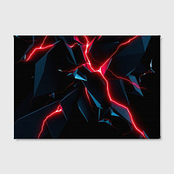 Холст прямоугольный Neon multicolored, цвет: 3D-принт — фото 2