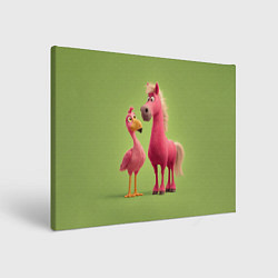 Картина прямоугольная Розовые они такие