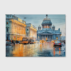 Холст прямоугольный Зимний Питер, цвет: 3D-принт — фото 2