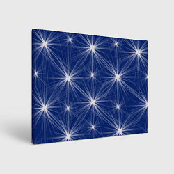 Картина прямоугольная Звезды на синем фоне