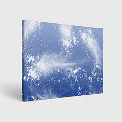 Картина прямоугольная Снежки попали в тебя