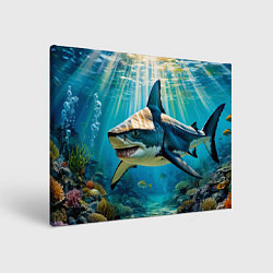 Картина прямоугольная Хищник кораллового рифа