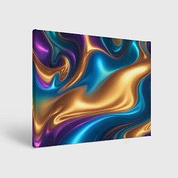 Картина прямоугольная Сплавы разноцветные