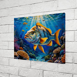 Холст прямоугольный Подводная симфония, цвет: 3D-принт — фото 2