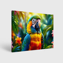 Картина прямоугольная Сине-жёлтый ара