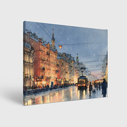 Картина прямоугольная Вечер Санкт-Петербурга