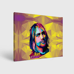Холст прямоугольный Kurt Cobain: Abstraction, цвет: 3D-принт