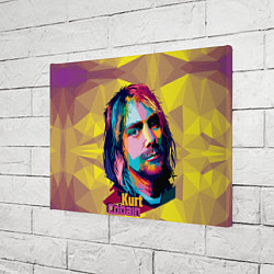 Холст прямоугольный Kurt Cobain: Abstraction, цвет: 3D-принт — фото 2