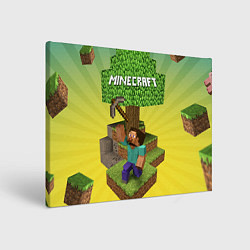Холст прямоугольный Minecraft Tree, цвет: 3D-принт