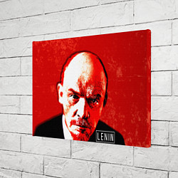 Холст прямоугольный Red Lenin, цвет: 3D-принт — фото 2