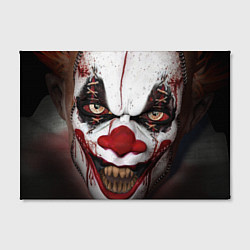 Холст прямоугольный Зомби клоун, цвет: 3D-принт — фото 2