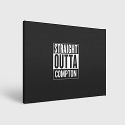 Картина прямоугольная Straight Outta Compton