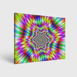 Холст прямоугольный Спектральная иллюзия, цвет: 3D-принт