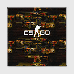 Холст квадратный Counter-Strike Global Offensive, цвет: 3D-принт — фото 2