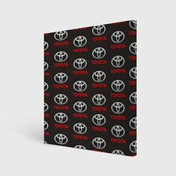 Холст квадратный Toyota, цвет: 3D-принт