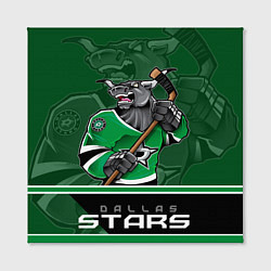 Холст квадратный Dallas Stars, цвет: 3D-принт — фото 2