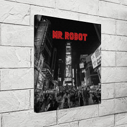 Холст квадратный Mr. Robot City, цвет: 3D-принт — фото 2