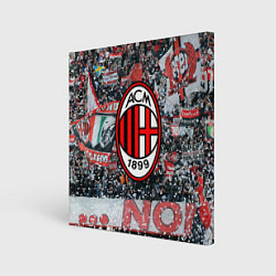 Холст квадратный Milan FC, цвет: 3D-принт
