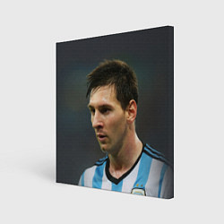Холст квадратный Leo Messi, цвет: 3D-принт