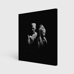 Холст квадратный Die Antwoord: Black, цвет: 3D-принт