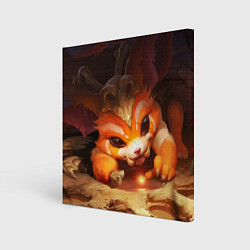 Холст квадратный Gnar, цвет: 3D-принт