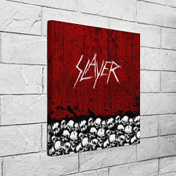 Холст квадратный Slayer Red, цвет: 3D-принт — фото 2