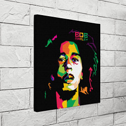 Холст квадратный Боб Марли: фан-арт, цвет: 3D-принт — фото 2