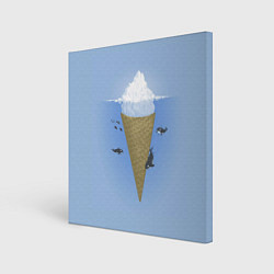 Картина квадратная Мороженое