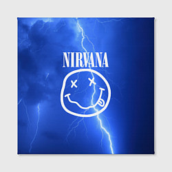 Холст квадратный Nirvana: Lightning, цвет: 3D-принт — фото 2