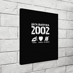 Холст квадратный Дата выпуска 2002, цвет: 3D-принт — фото 2
