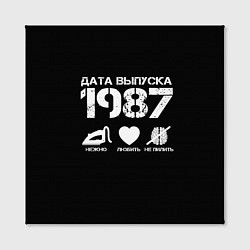 Холст квадратный Дата выпуска 1987, цвет: 3D-принт — фото 2