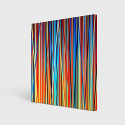 Картина квадратная Colored stripes