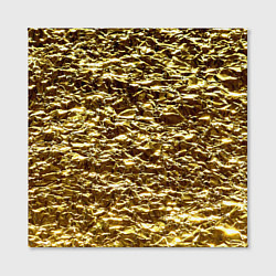 Холст квадратный Золотой, цвет: 3D-принт — фото 2