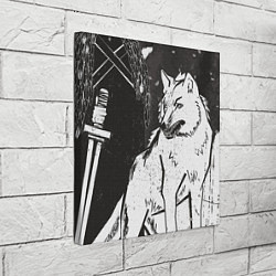 Холст квадратный GoT: Castle Black, цвет: 3D-принт — фото 2