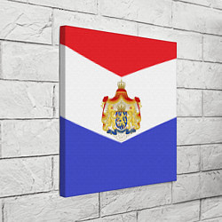 Холст квадратный Флаг и герб Голландии, цвет: 3D-принт — фото 2