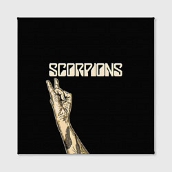 Холст квадратный Scorpions Rock, цвет: 3D-принт — фото 2