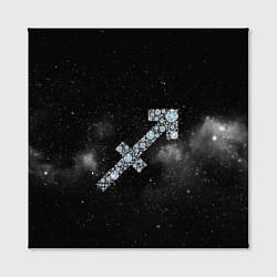 Холст квадратный Космический Стрелец, цвет: 3D-принт — фото 2