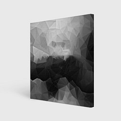 Картина квадратная Polygon gray