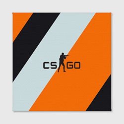 Холст квадратный CS:GO Asiimov Lines, цвет: 3D-принт — фото 2